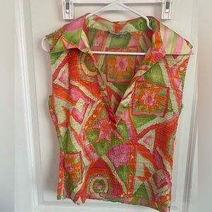 Vintage Alberto Makali Sleeveless Blouse